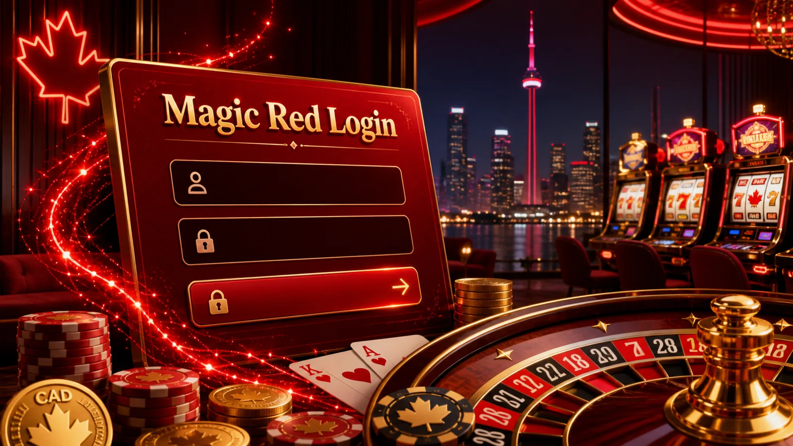 Magic Red Casino Login content banner