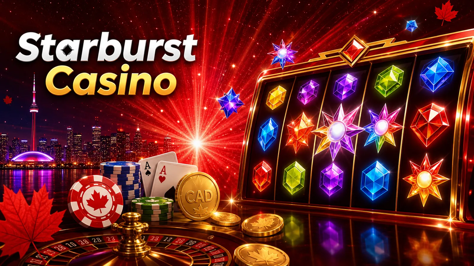 Magic Red Casino Starburst content banner