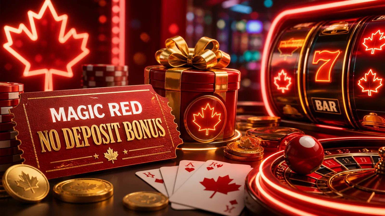 Magic Red No Deposit Bonus content banner